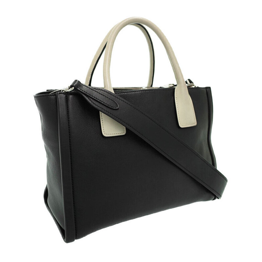 Prada Tote Bag Concept Shoulder Leather Black